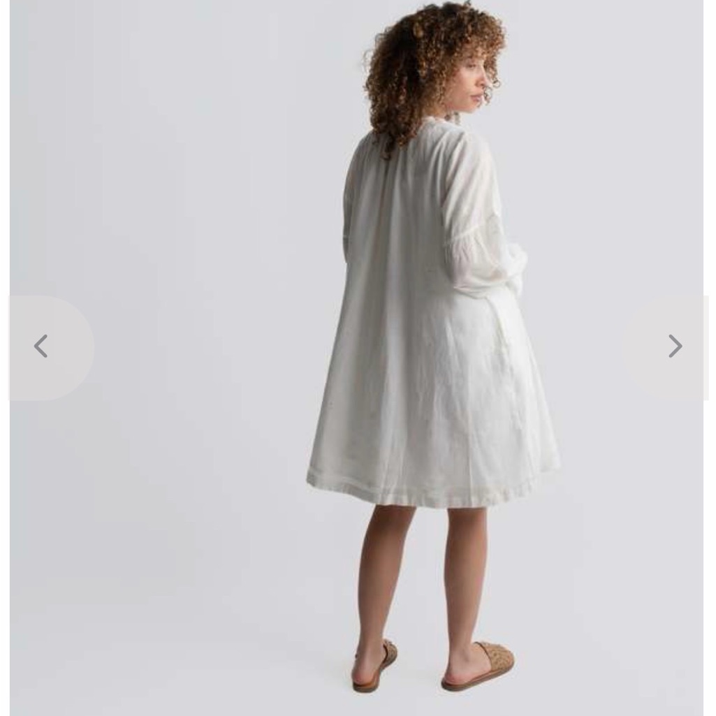 World Of Crow Lightweight White Tunic Dress — image 3 of 7